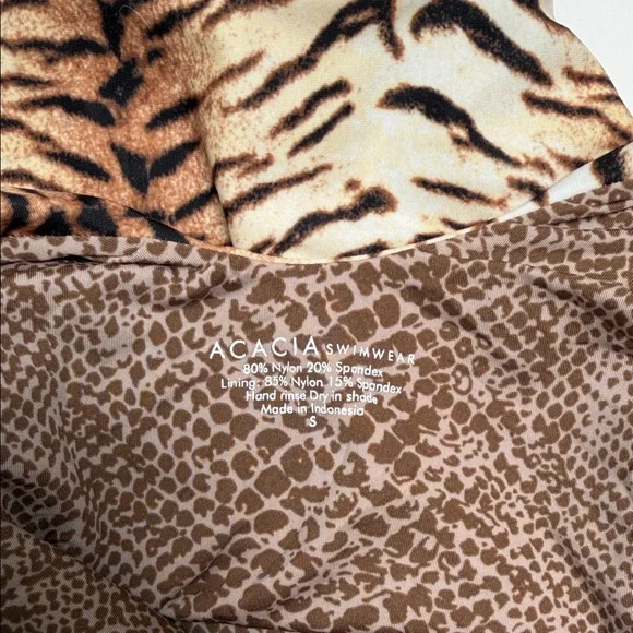 Acacia Swimwear Tiger Print One Piece - Picture 3 of 3
